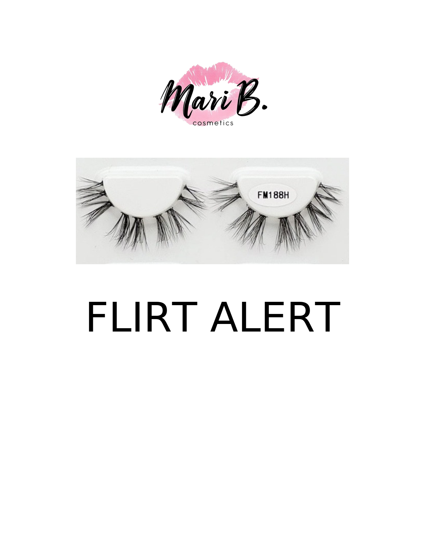 “Flirt Alert” Pre-Mapped Single Lash Cluster
